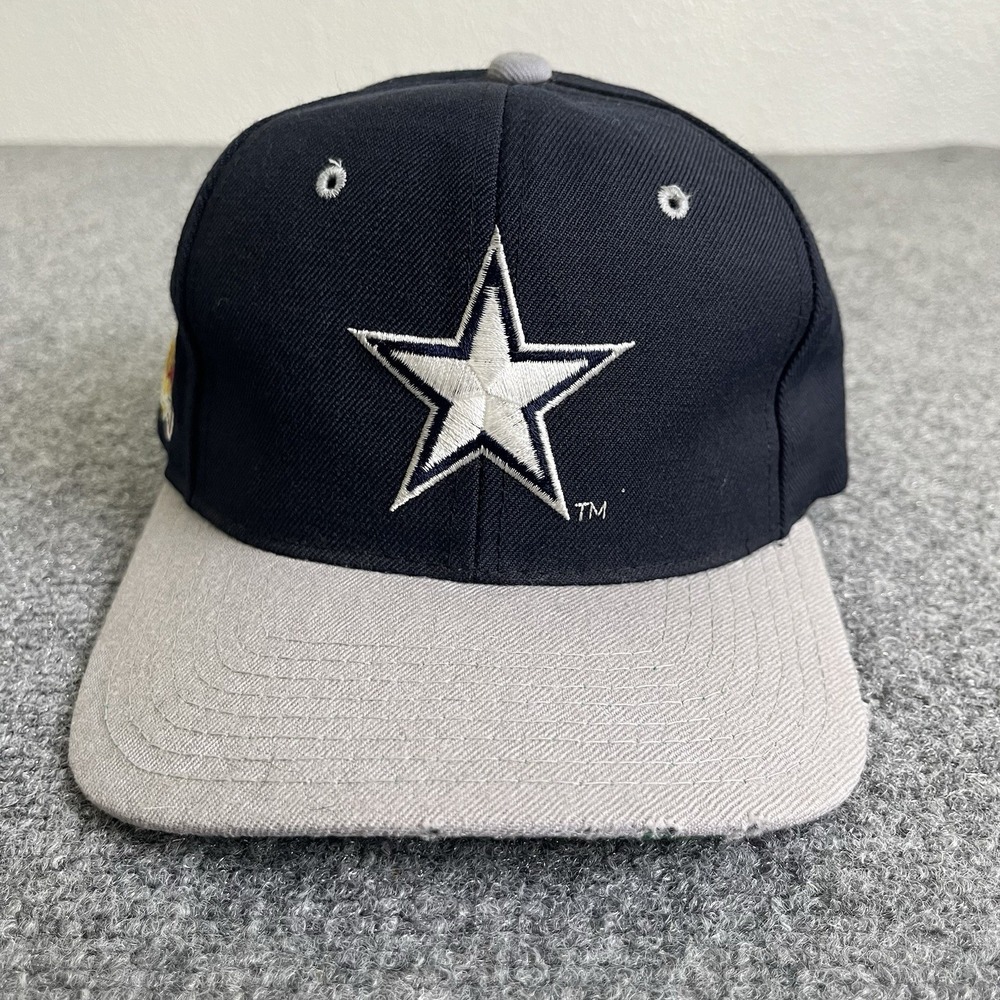 Vintage Logo Dallas Cowboys Hat NFL Football Snapback Navy 90s Cap Classic